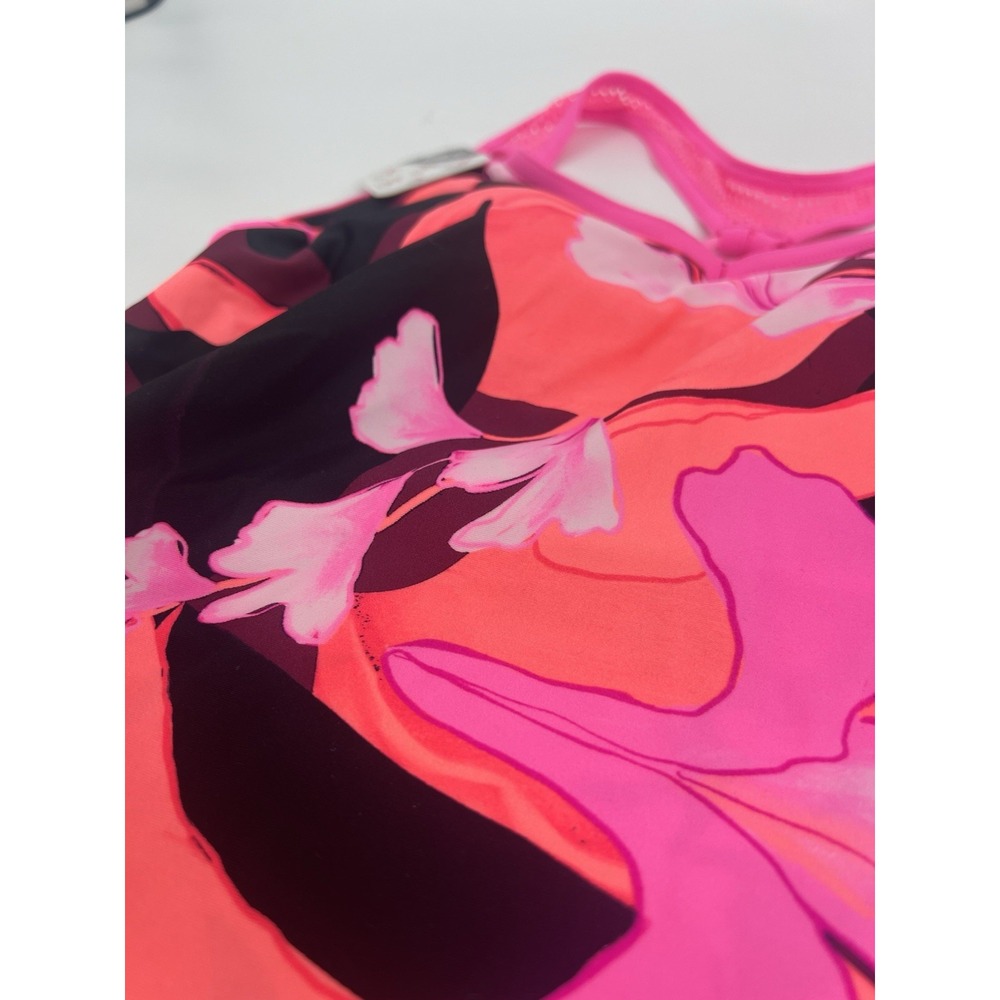 Gerry Women's SZ Small Disguise Action Tankini Swim Top ONLY Pink FloralAthletic - Picture 5 of 9